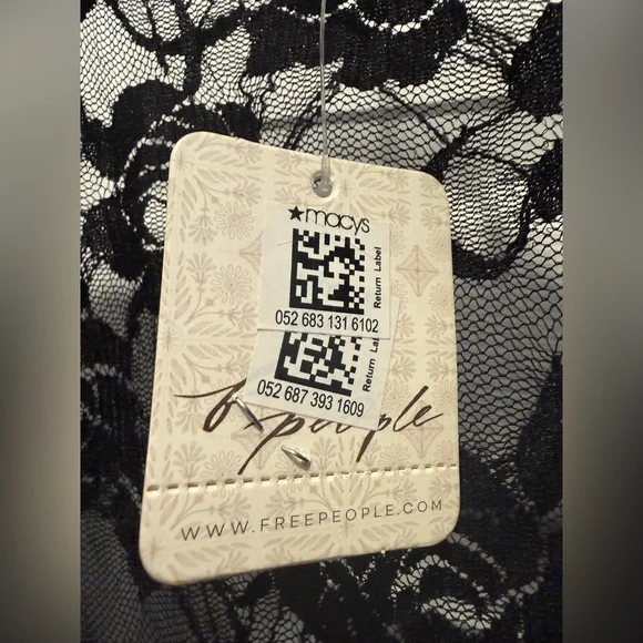 Free People Black Floral Lace Cardigan - Picture 3 of 8